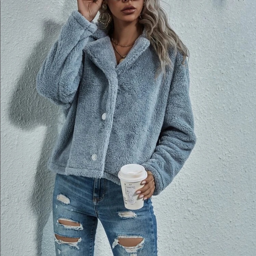 SHEIN teddy jacket